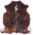 Brindle Natural Cowhide Rug - Medium 6'0"H x 5'6"W
