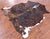 Brindle Natural Cowhide Rug - Medium 6'0"H x 5'6"W