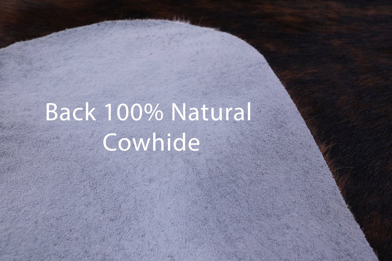 Brindle Natural Cowhide Rug - Medium 6'0"H x 5'6"W