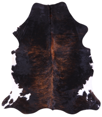 Thumbnail for Brindle Natural Cowhide Rug - X-Large 7'7