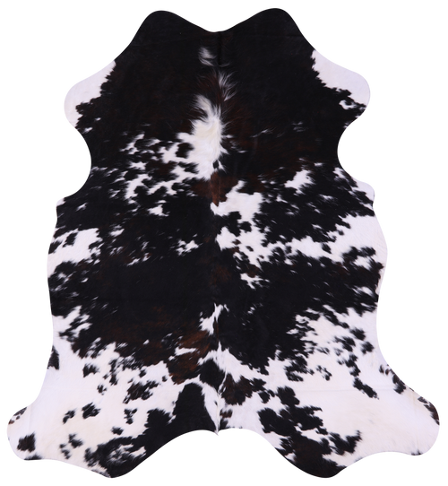 Tricolor Natural Cowhide Rug - Medium 6'3