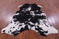 Thumbnail for Tricolor Natural Cowhide Rug - Medium 6'3