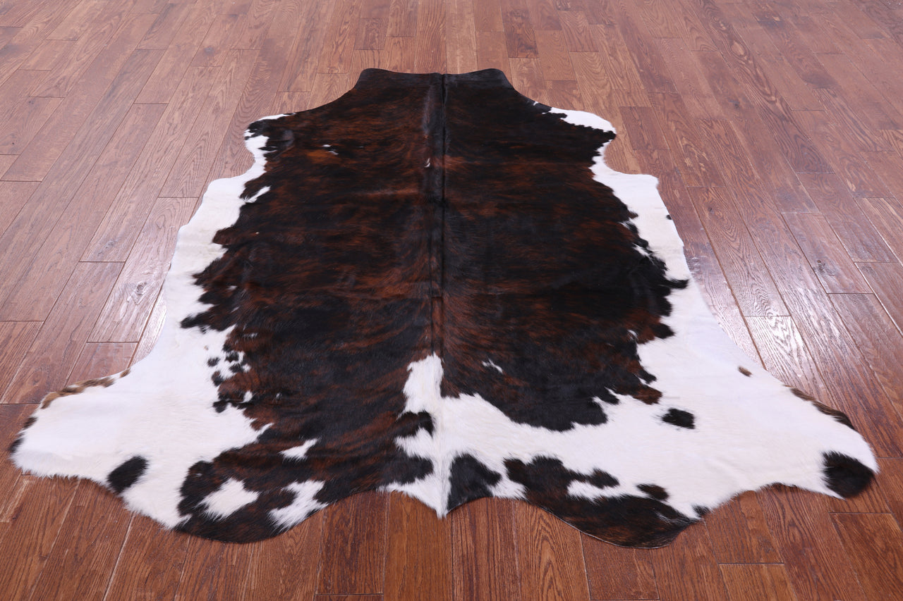 Tricolor Natural Cowhide Rug - Large 6'4"H x 6'0"W