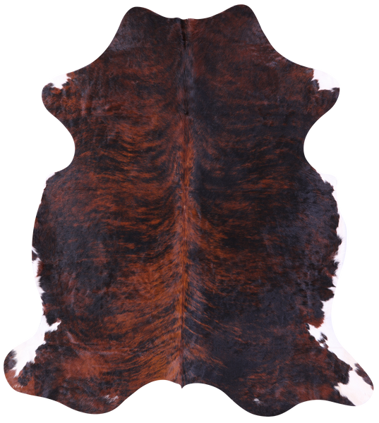 Brindle Natural Cowhide Rug - X-Large 7'0"H x 6'4"W