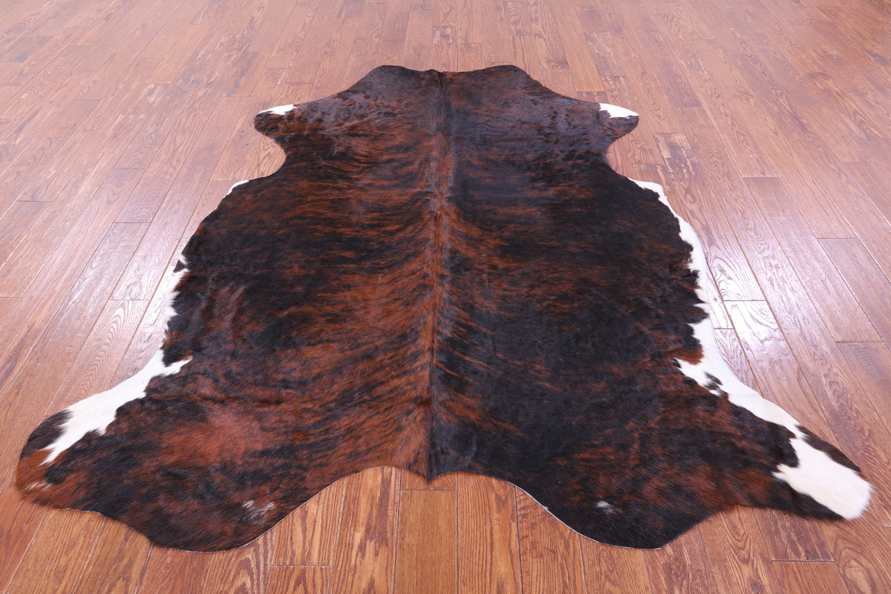 Brindle Natural Cowhide Rug - X-Large 7'0"H x 6'4"W