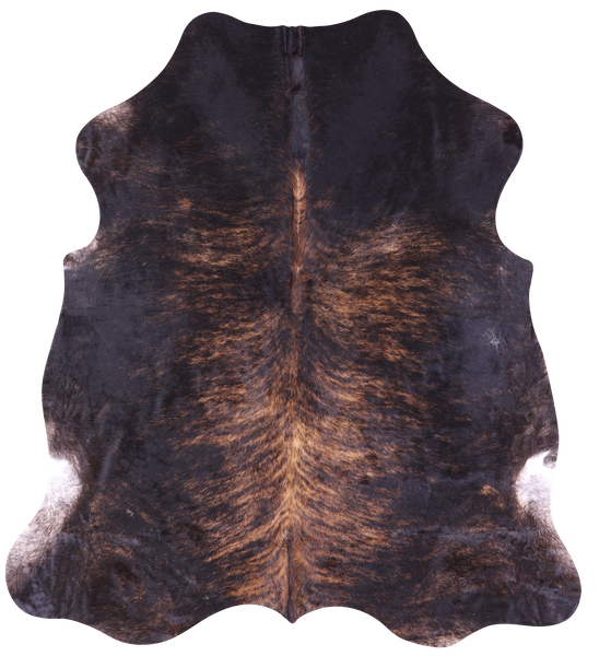 Brindle Natural Cowhide Rug - X-Large 7'3"H x 6'6"W