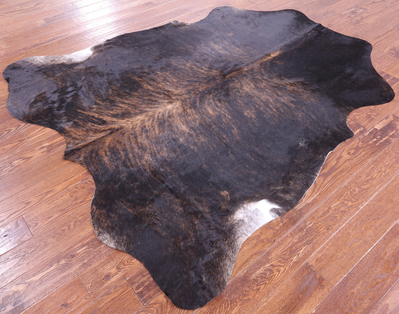 Brindle Natural Cowhide Rug - X-Large 7'3"H x 6'6"W