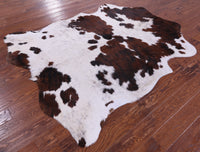 Thumbnail for Tricolor Natural Cowhide Rug - X-Large 7'0