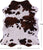 Tricolor Natural Cowhide Rug - X-Large 7'0"H x 5'10"W