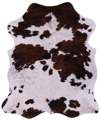 Thumbnail for Tricolor Natural Cowhide Rug - X-Large 7'0