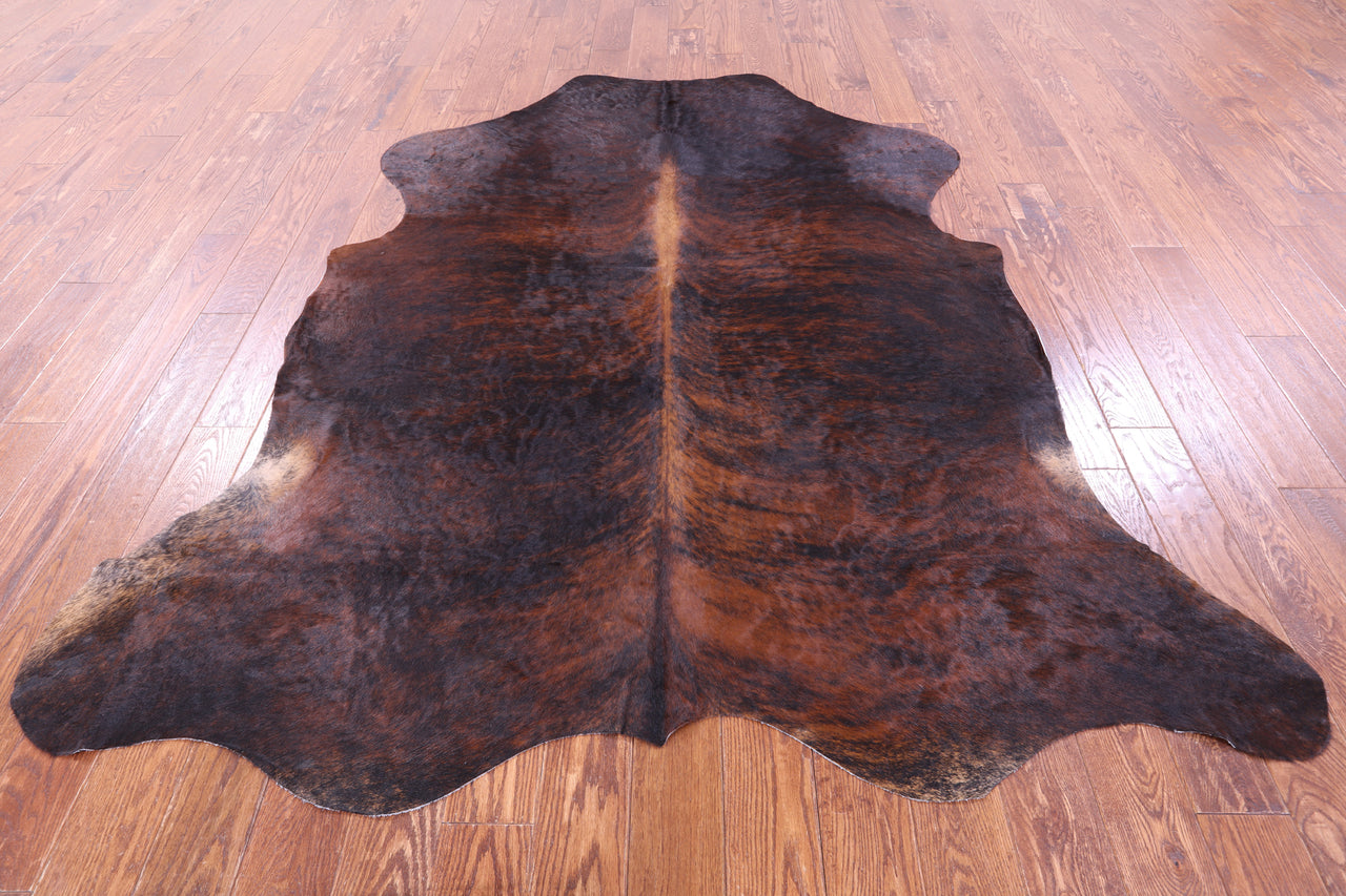 Brindle Natural Cowhide Rug - X-Large 7'4"H x 6'6"W