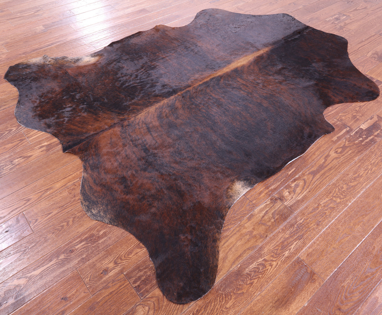 Brindle Natural Cowhide Rug - X-Large 7'4"H x 6'6"W