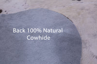 Thumbnail for Tricolor Natural Cowhide Rug - Large 6'7