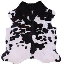 Thumbnail for Tricolor Natural Cowhide Rug - Large 6'5