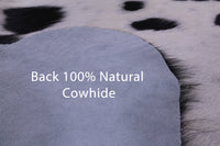 Thumbnail for Tricolor Natural Cowhide Rug - Large 6'5