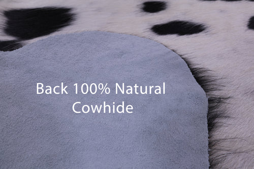Tricolor Natural Cowhide Rug - Large 6'5