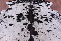 Thumbnail for Salt & Pepper Natural Cowhide Rug - X-Large 7'7