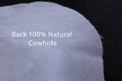 Dark Brown Natural Cowhide Rug - Large 6'5
