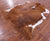 Brindle Brown Natural Cowhide Rug - X-Large 7'3"H x 6'1"W