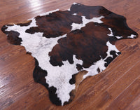 Thumbnail for Tricolor Natural Cowhide Rug - X-Large 7'0