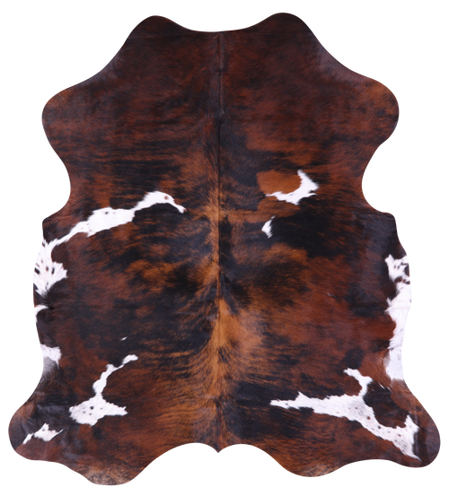 Brindle Natural Cowhide Rug - Large 6'6