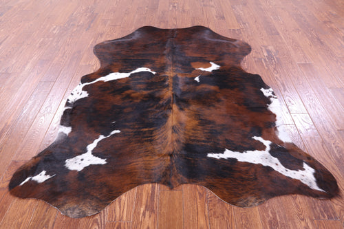 Brindle Natural Cowhide Rug - Large 6'6