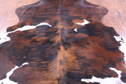 Brindle Natural Cowhide Rug - Large 6'6