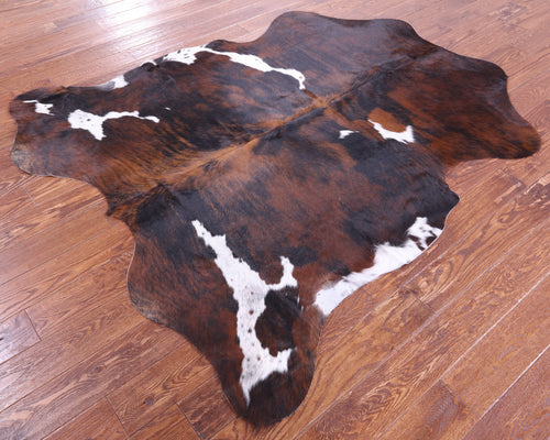 Brindle Natural Cowhide Rug - Large 6'6