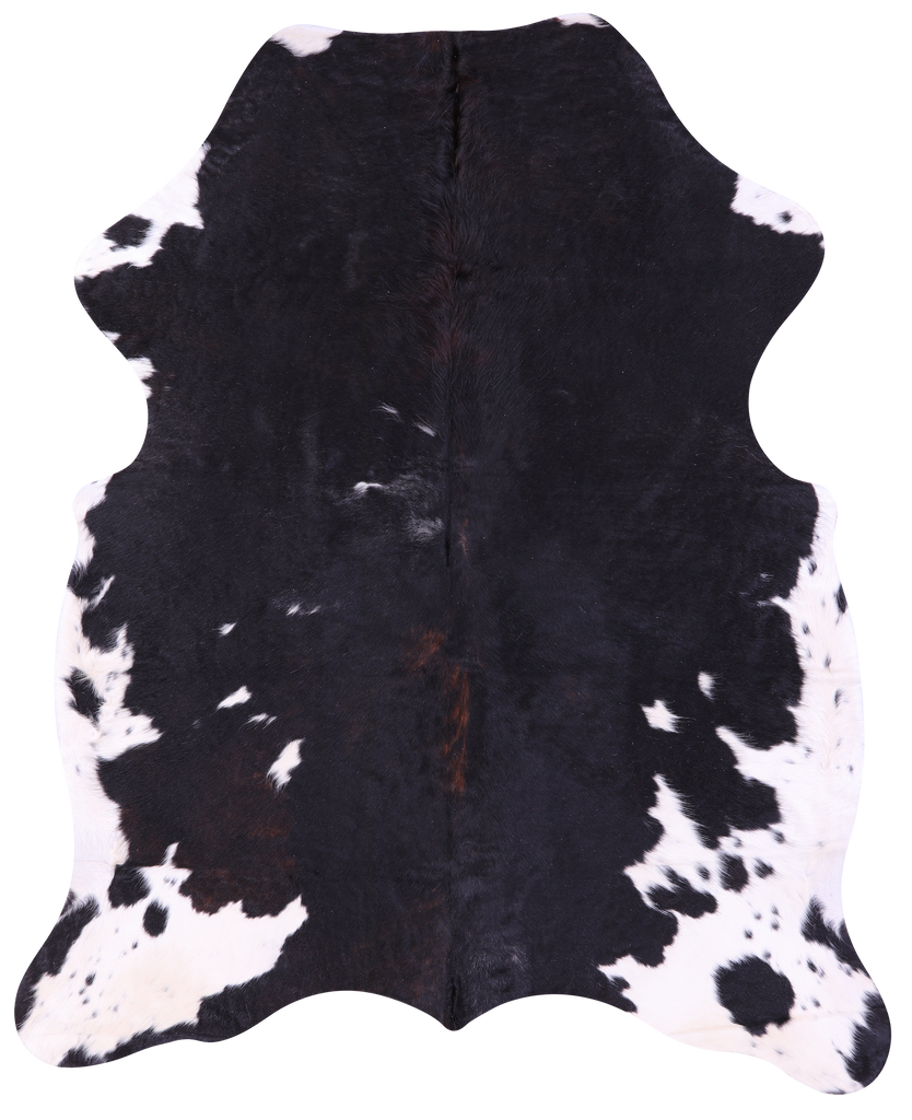 Tricolor Natural Cowhide Rug - X-Large 7'0"H x 5'8"W