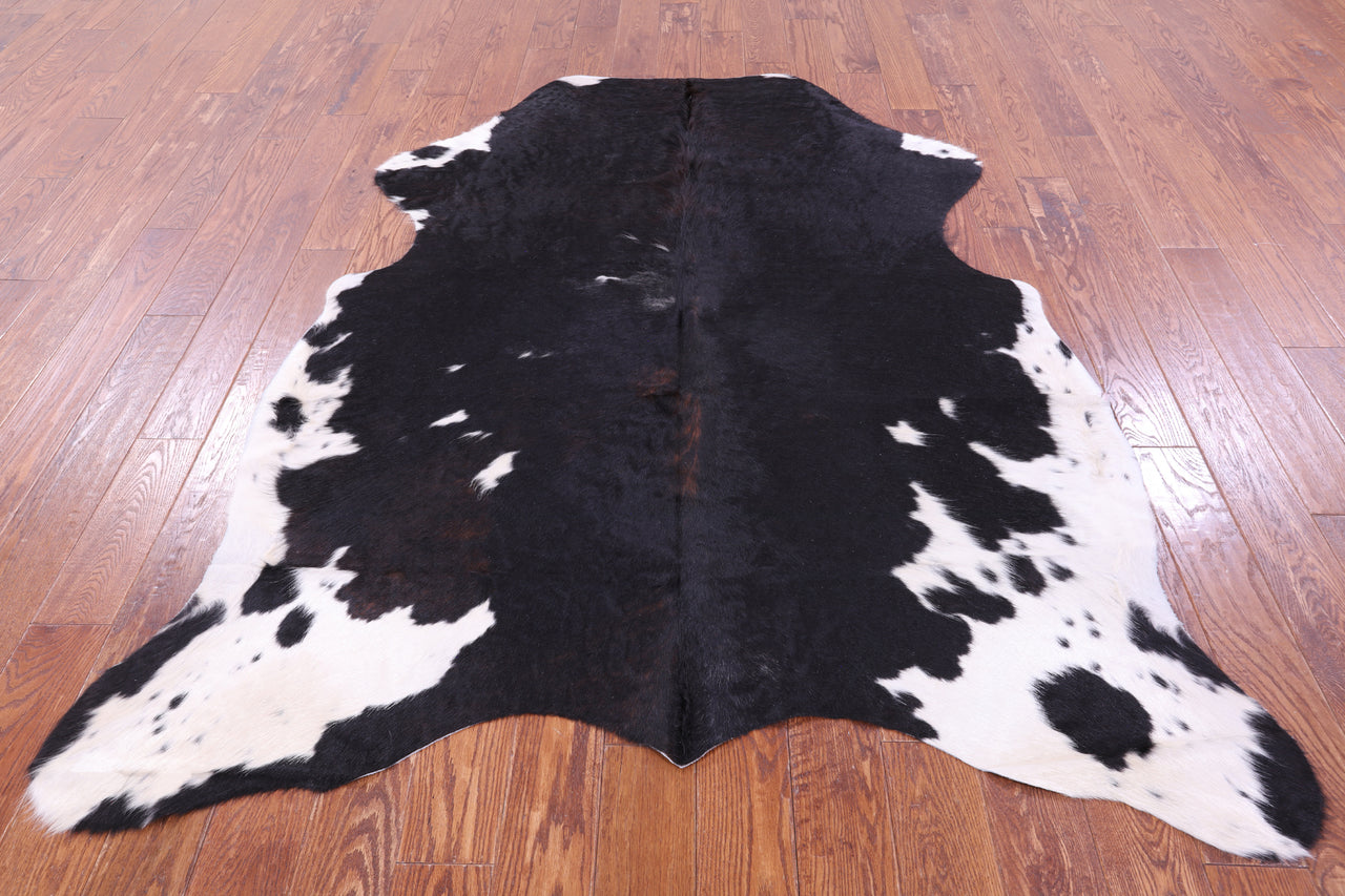 Tricolor Natural Cowhide Rug - X-Large 7'0"H x 5'8"W