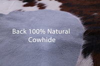 Thumbnail for Tricolor Natural Cowhide Rug - X-Large 7'5