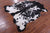 Black & White Natural Cowhide Rug - XX-Large 8'0"H x 6'7"W