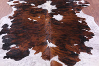 Thumbnail for Tricolor Natural Cowhide Rug - X-Large 7'0