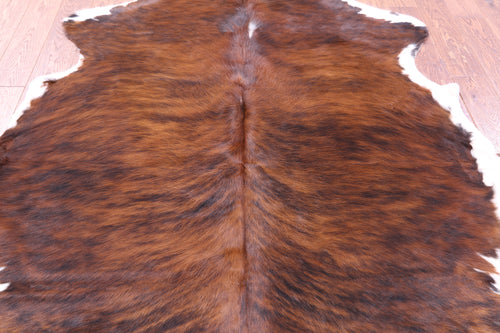 Brindle Natural Cowhide Rug - Large 6'8