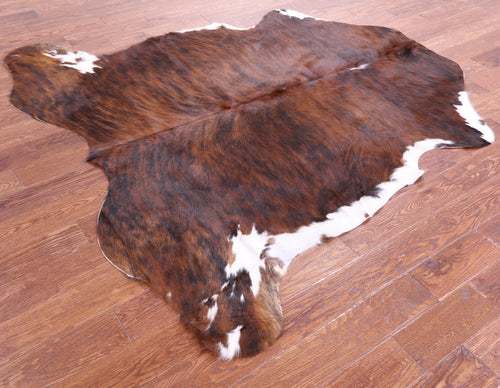 Brindle Natural Cowhide Rug - Large 6'8