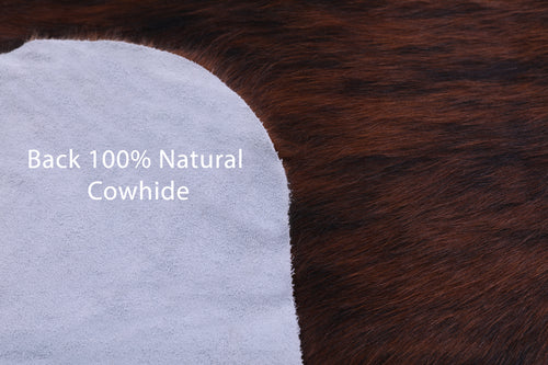 Brindle Natural Cowhide Rug - Large 6'8