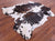 Tricolor Natural Cowhide Rug - Large 6'9"H x 6'4"W