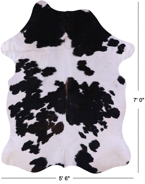 Tricolor Natural Cowhide Rug - X-Large 7'0