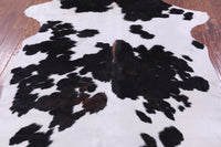 Thumbnail for Tricolor Natural Cowhide Rug - X-Large 7'0