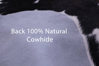 Thumbnail for Tricolor Natural Cowhide Rug - X-Large 7'0