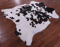 Thumbnail for Tricolor Natural Cowhide Rug - Medium 6'3