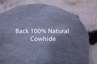 Thumbnail for Tricolor Natural Cowhide Rug - Medium 6'3