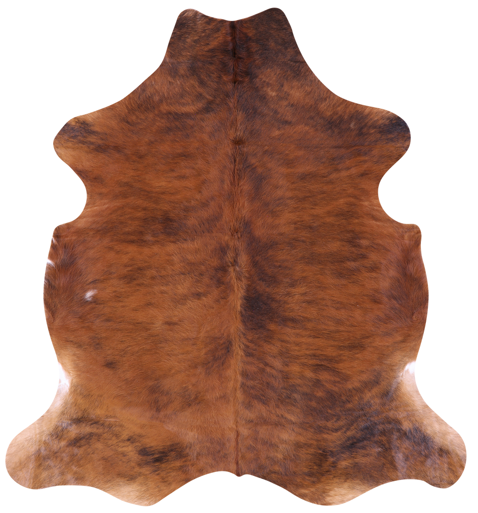Brown Natural Cowhide Rug - Large 6'10"H x 6'2"W