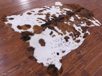 Thumbnail for Tricolor Natural Cowhide Rug - Large 6'5