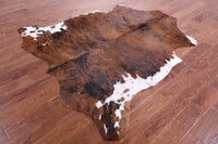 Thumbnail for Brindle Natural Cowhide Rug - Large 6'7