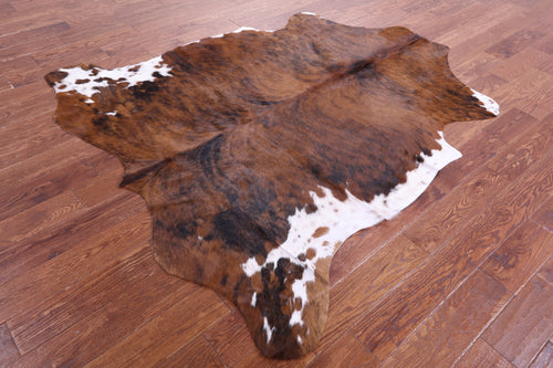 Brindle Natural Cowhide Rug - Large 6'7