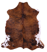 Thumbnail for Brindle Natural Cowhide Rug - Large 6'7