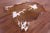 Brown & White Natural Cowhide Rug - Large 6' 10"H x 5' 11"W