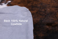 Thumbnail for Tricolor Natural Cowhide Rug - XX-Large 8' 0