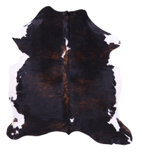 Thumbnail for Tricolor Natural Cowhide Rug - Medium 6' 0